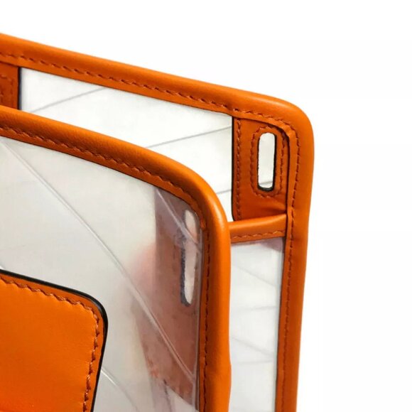 FENDI Customization Small Peekaboo Defender Tote Bag Hand Bag Orange - Picture 8 of 10